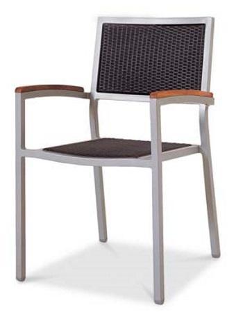 Chairs | Outdoor New Munich Outdoor Stacking Armchair w/Durawood Armrest