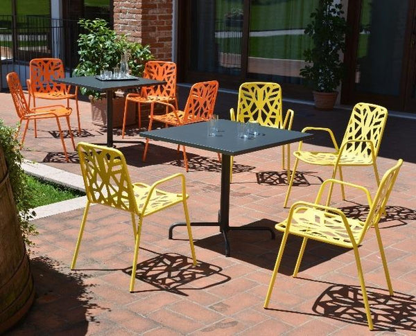 Chairs | Outdoor Fancy Leaf Outdoor Stacking Armchair