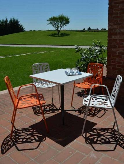 Chairs | Outdoor Fancy Leaf Outdoor Stacking Dining Chair