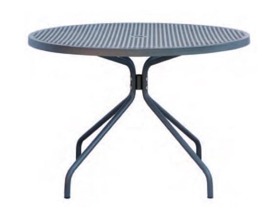Outdoor | Table and Base Estate 110 Outdoor Table and Base (Dining Height, 43 Round)