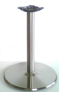Table Bases | Standard Stainless Steel Round Base, Medium